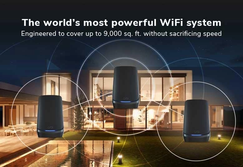 Orbi 960 Series - WiFi 6E Router + 2 Satellites