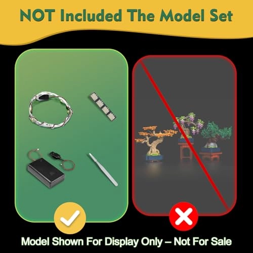 Light kit Compatible with LEGO 10373 Mini Bonsai Trees - Plastic