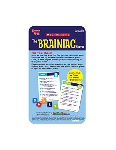 Brainiac Travel Card Game