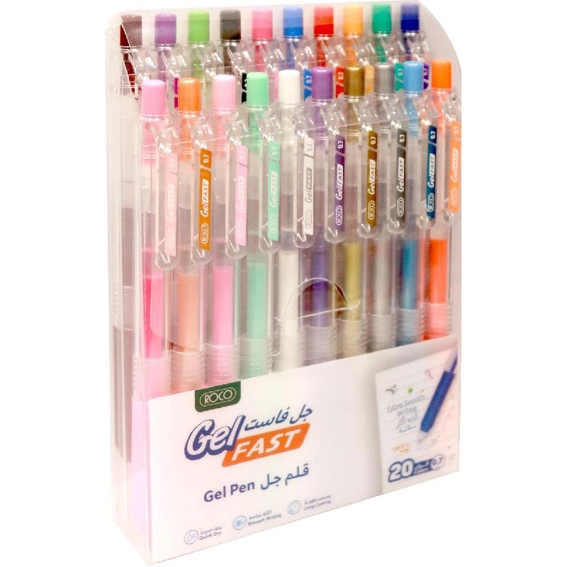 Roco Gel Fast - 10 Pens 0.7 mm