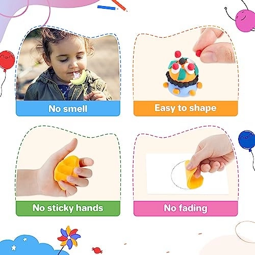 Air Dry Clay - 90 Colors Sculpting Tools
