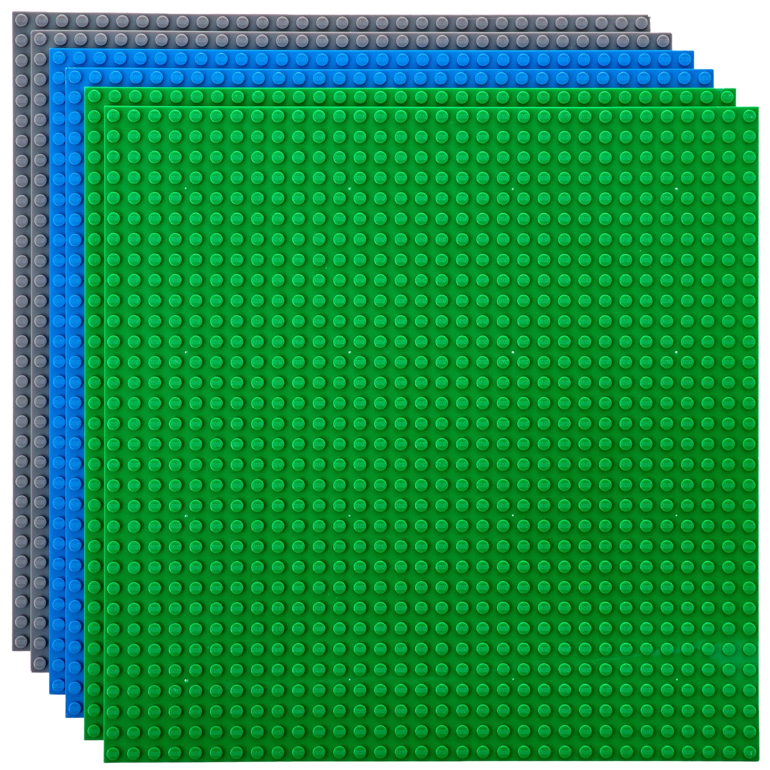Strictly Briks Classic Baseplates - 6 pcs