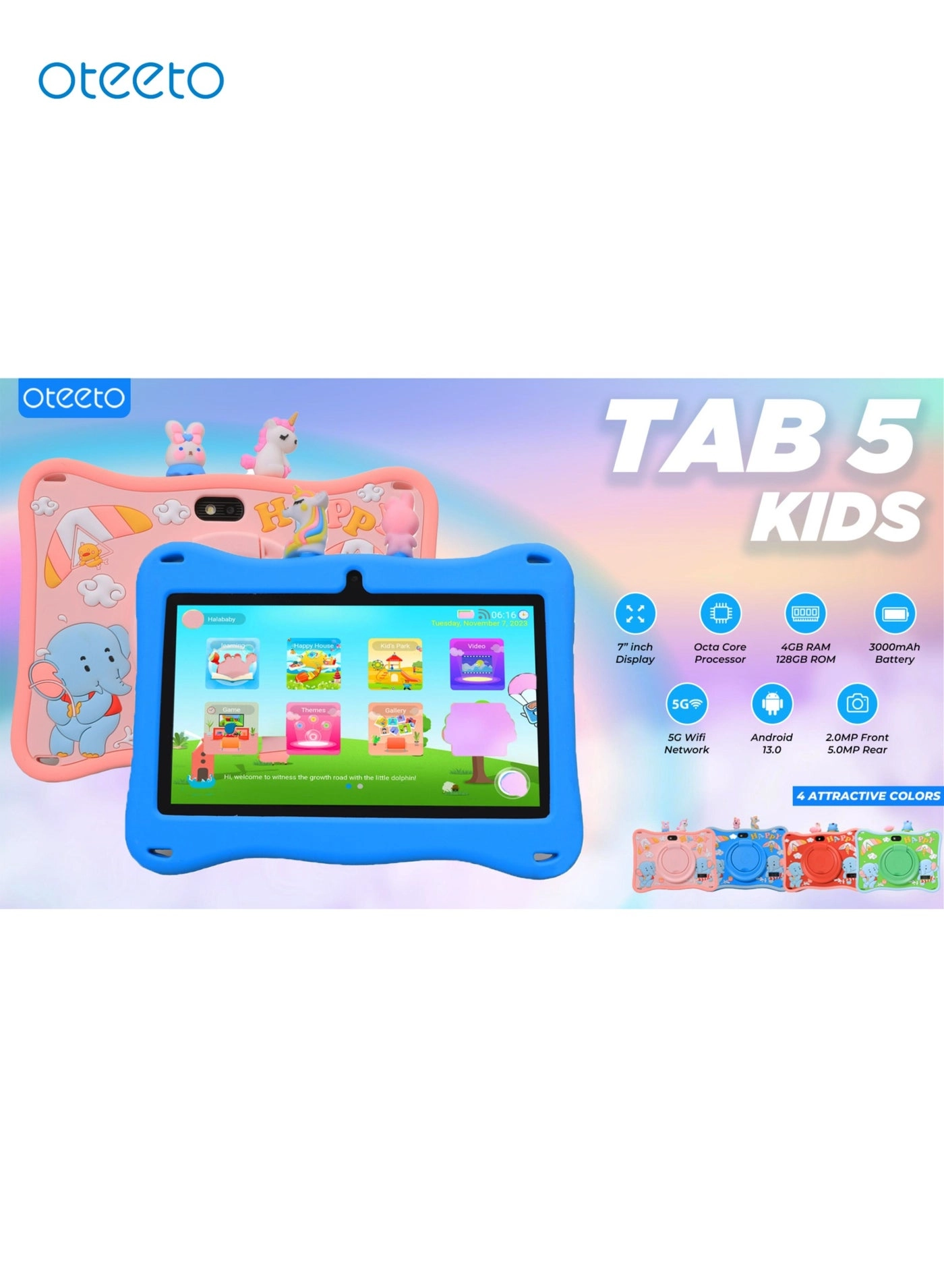 K2 Tablet - 4GB 7 Inch 128GB