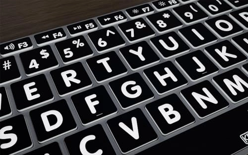 Large Print Backlit Pro Aluminum Keyboard - US Wired