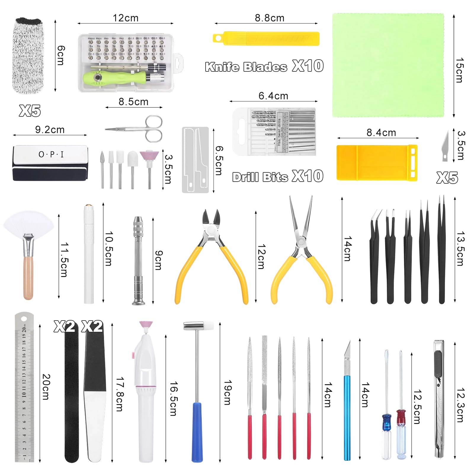 Gundam Model Tools Kit - 101PCS