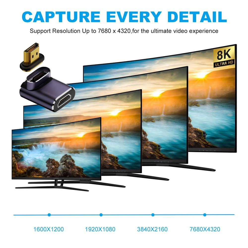 8K HDMI Adapter with Ethernet