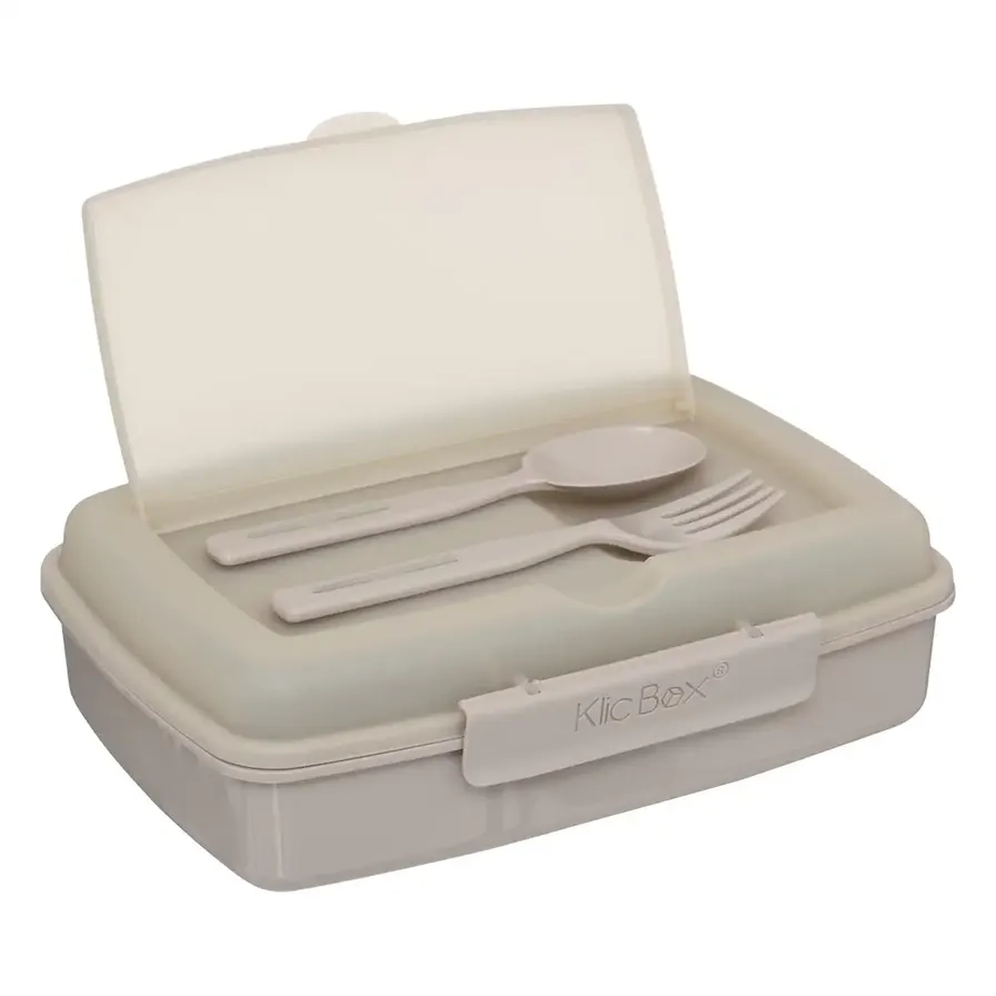 Lunch Box with Cutlery - Assorted Colors 1.2 L