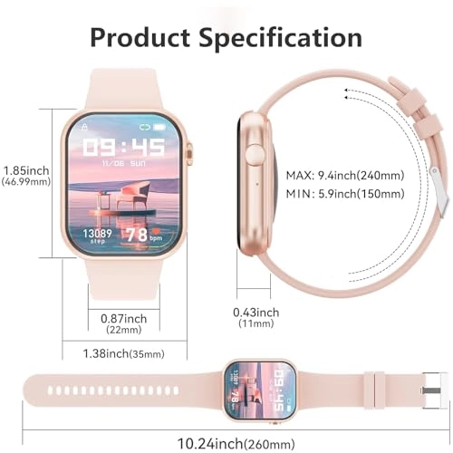 Smart Watch - 1.85" GPS