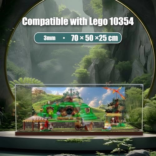 Acrylic Display Case for LEGO 10354 The Shire