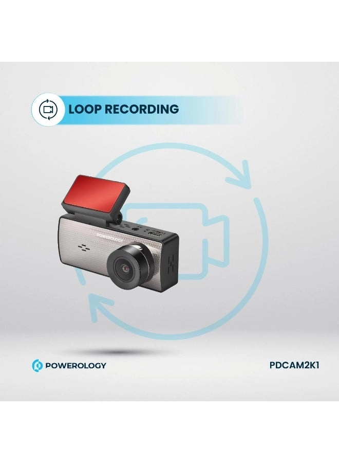 Dual Recording Dash Camera - 2560x1440