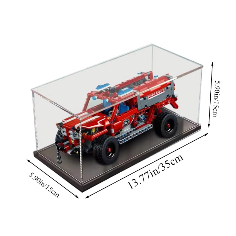 LEGO Technic 42075 Display Case - Black Bottom 13.77x5.90x5.90in.