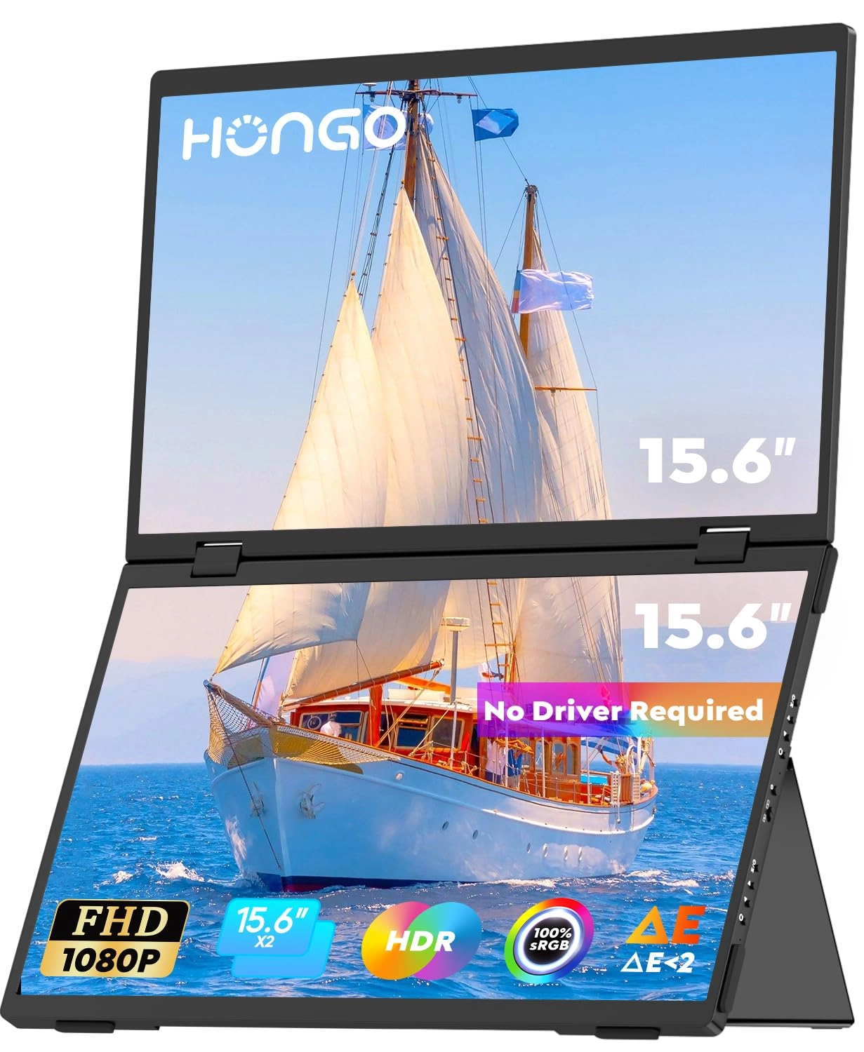 HONGO Portable Monitor - FHD 15.6 Inch