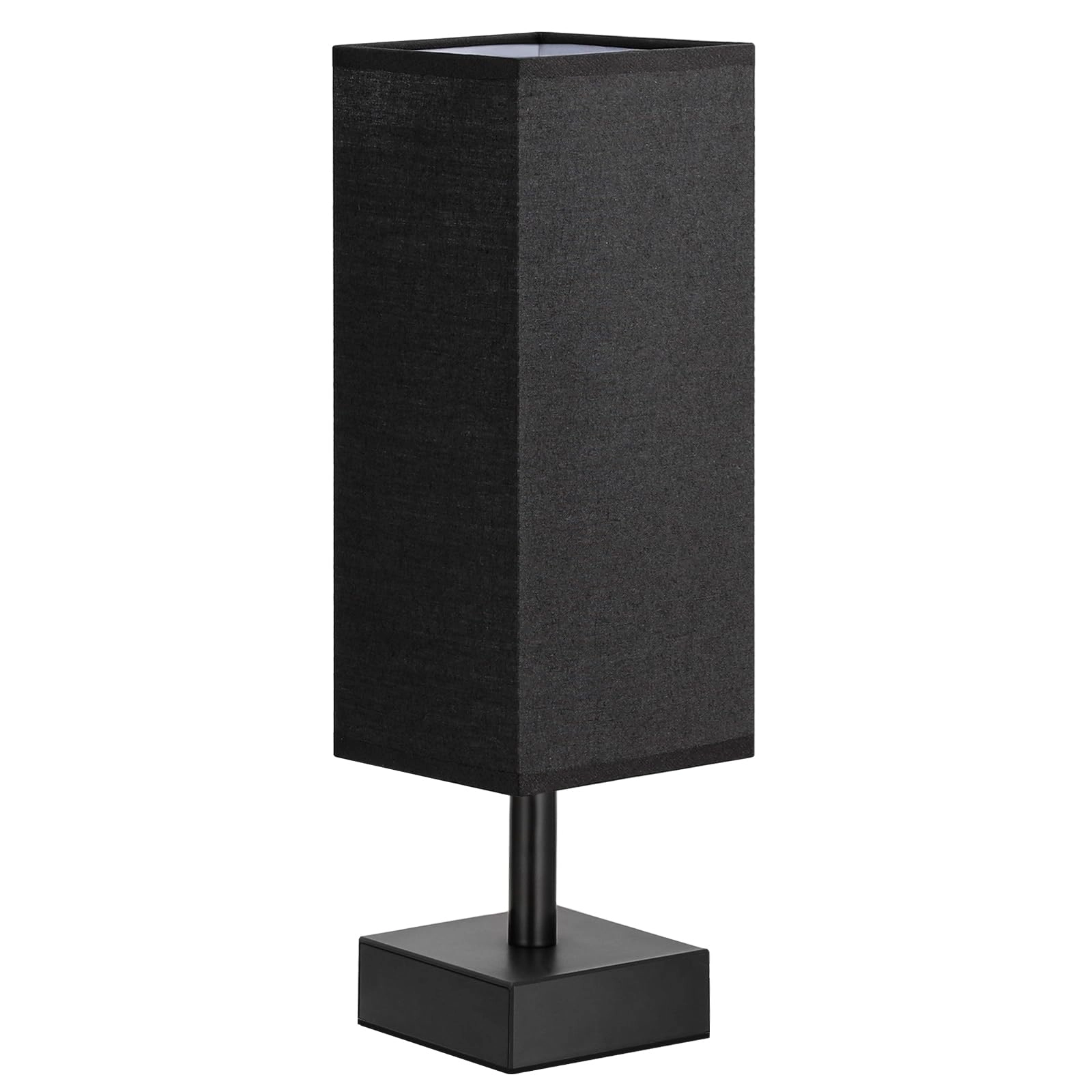 S6-16 - Linen Black Small Table Lamp