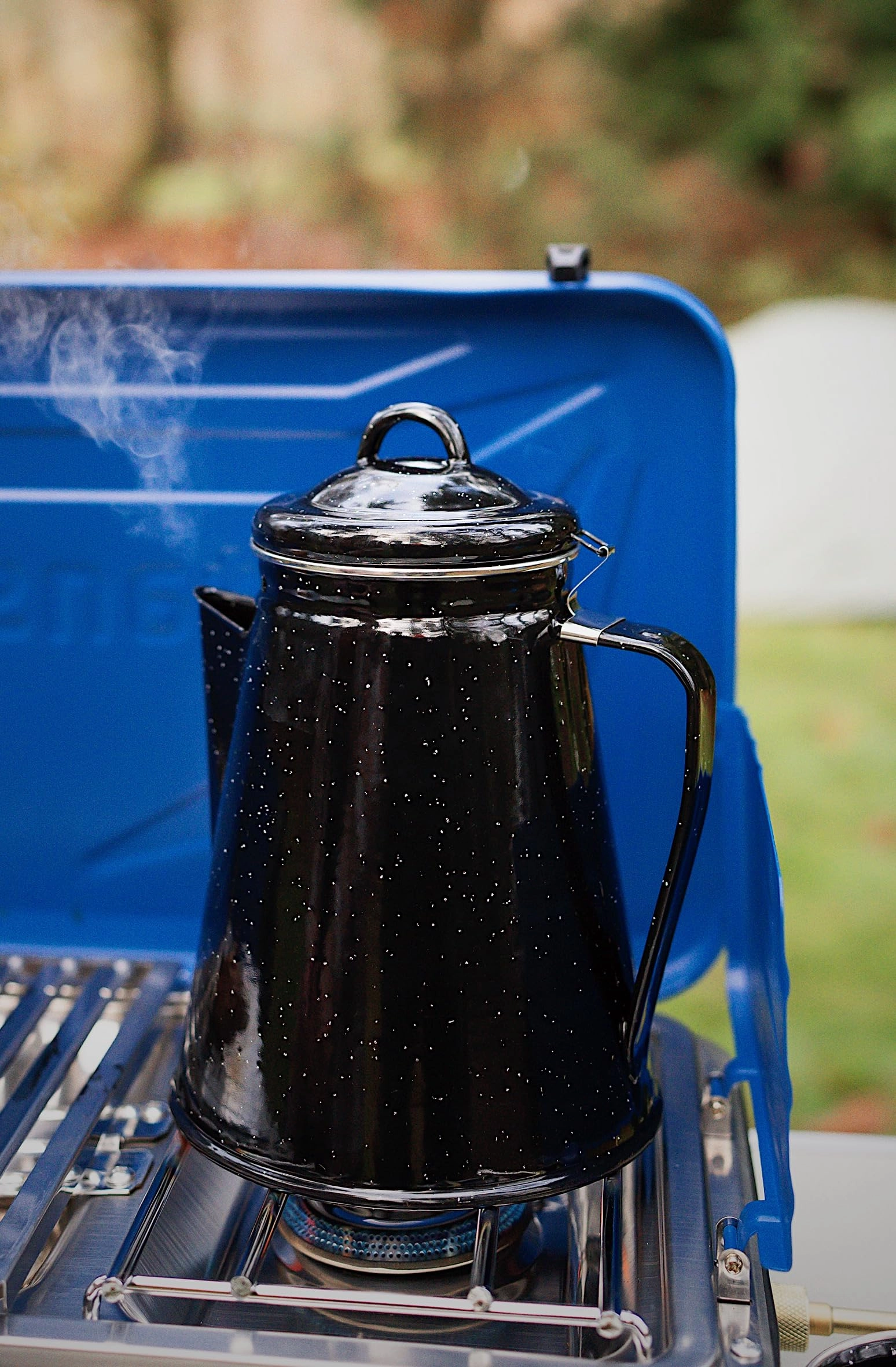 Enamel Percolator Coffee Pot