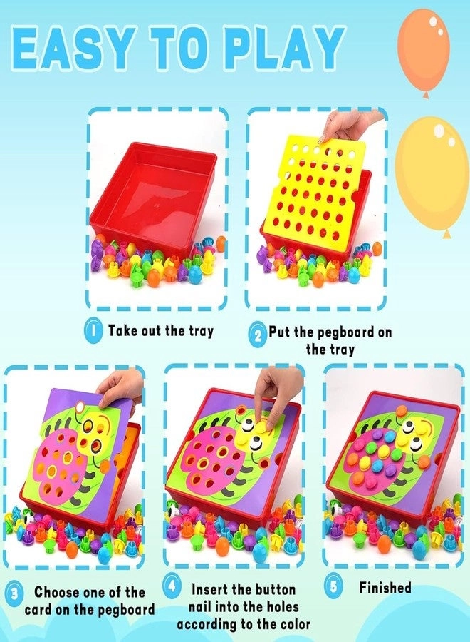 Button Art Toys Ladybug - 3-5 Years Old