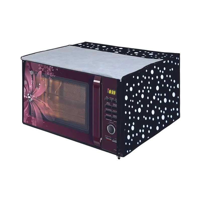 Mayank Enterprises Microwave Oven Cover - 28L PVC Black