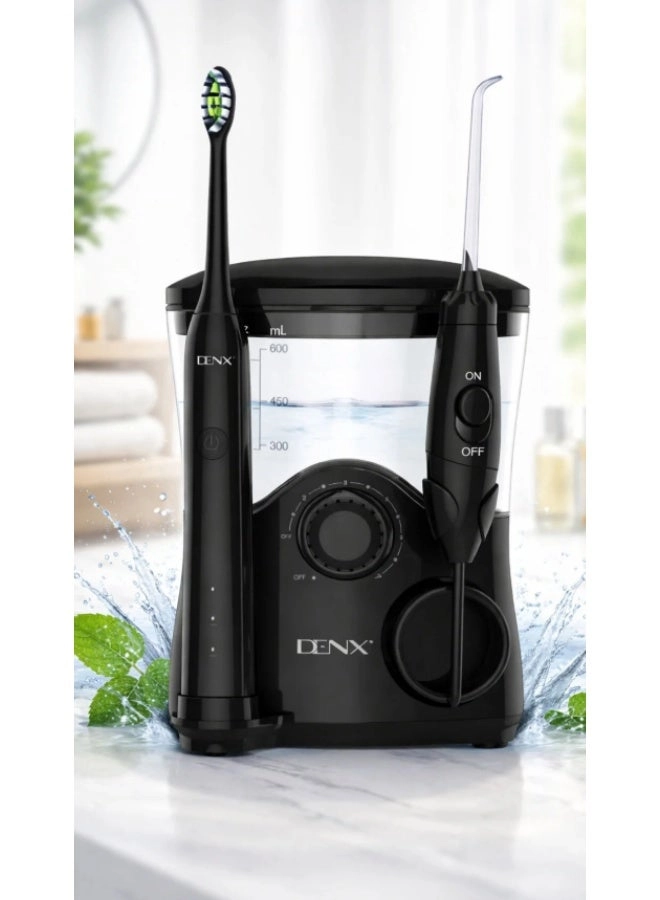 Water Flosser Electric Toothbrush - 2-in-1 600ml