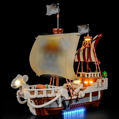 Light Kit for LEGO 75639 One Piece The Going Merry Pirate Ship Set - Plastic One Piece 1