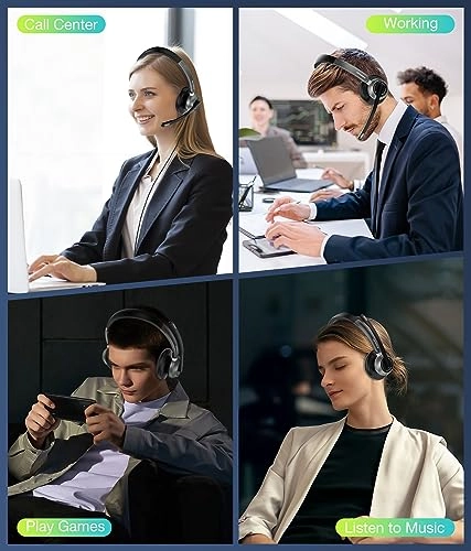 Wireless Headsets with MIC Wireless Headset