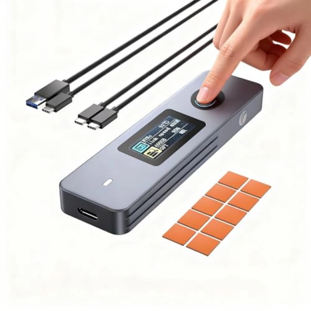 Generic Fingerprint Encryption SSD Enclosure