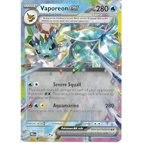 Pokemon Vaporeon ex 023/131