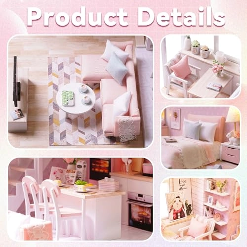 Dollhouse Miniature DIY House Kit - Creative Room 1:100