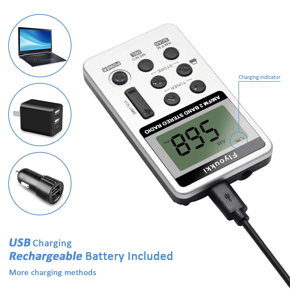 Pocket Small Radio - Portable