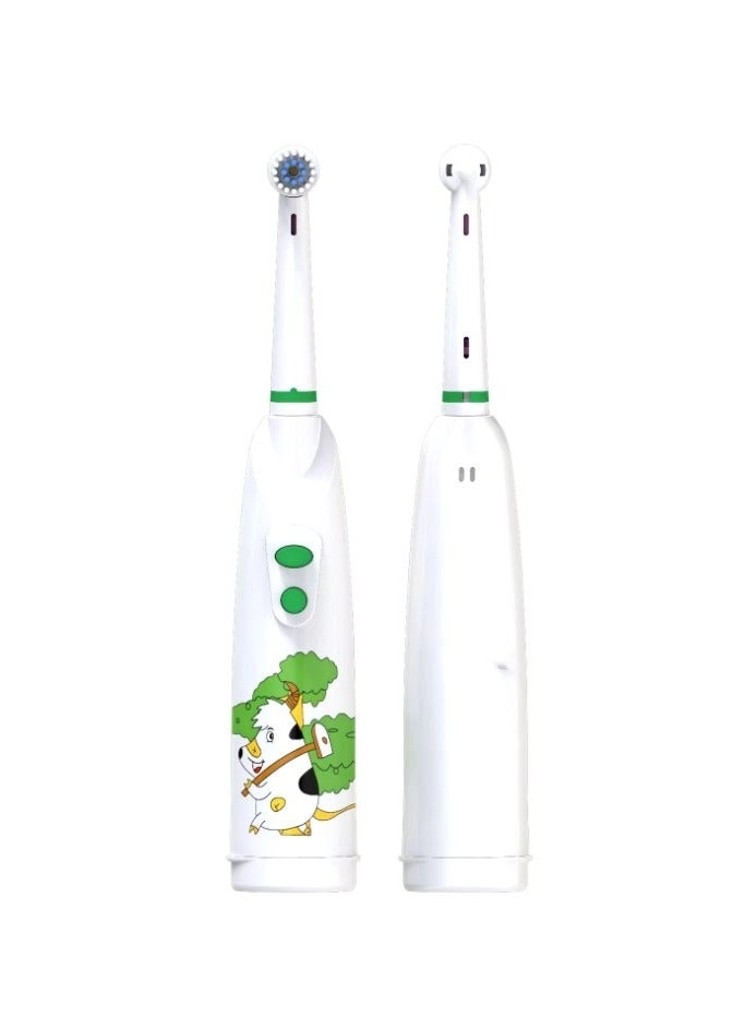 Kids' Battery-Powered Electric Toothbrush - white Pack