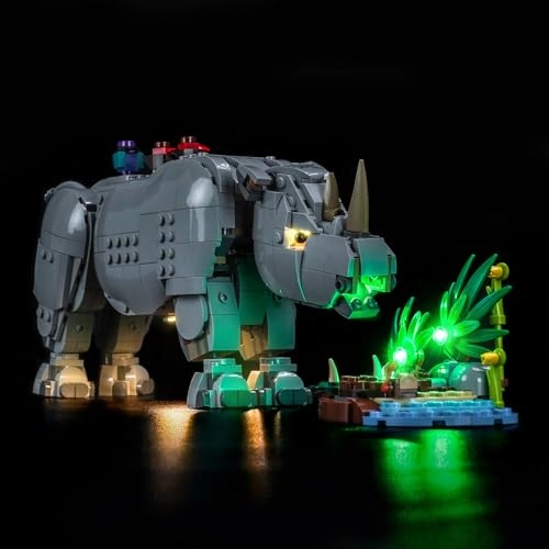 Light kit Compatible with Lego 31171 Wild Animals: Majestic Rhino with Birds - No Model Only Light LED Lighting Accessories