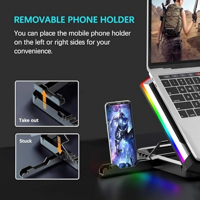 8 CORE COOLING LAPTOP STAND - 8 15.6-17.3 Inch