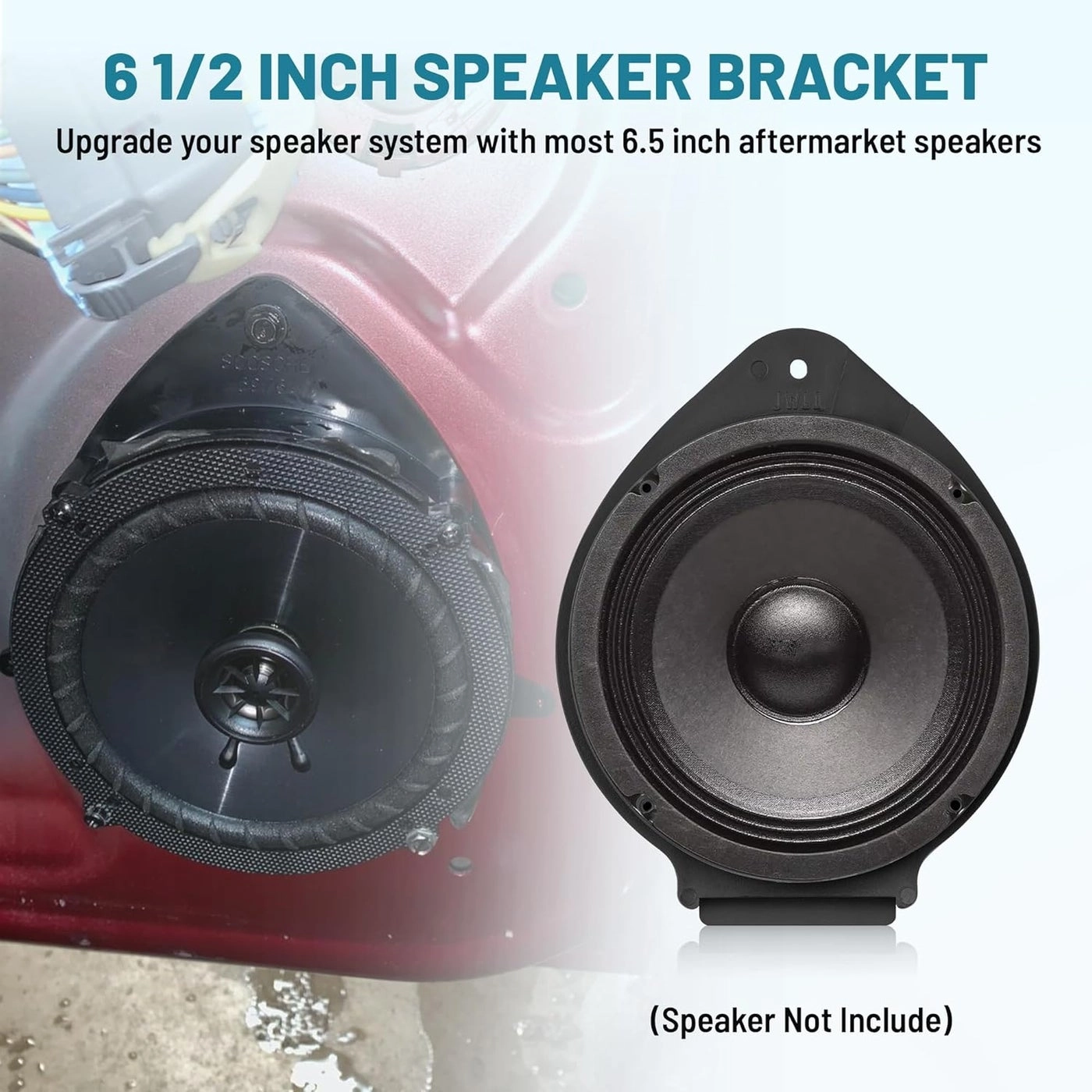 Speaker Adapter Bracket - 6.5 Inch Wire Harness
