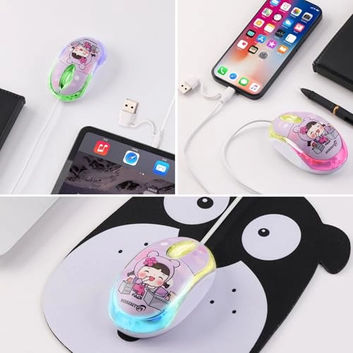 Wired USB C Mouse - USB