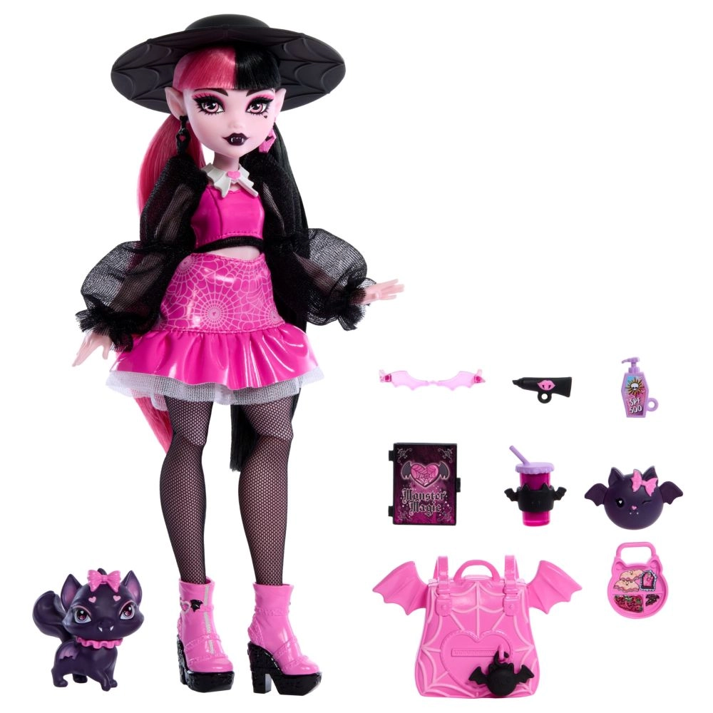 Mattel Draculaura Fashion Doll - Count Fabulous Accessories Ages 4+