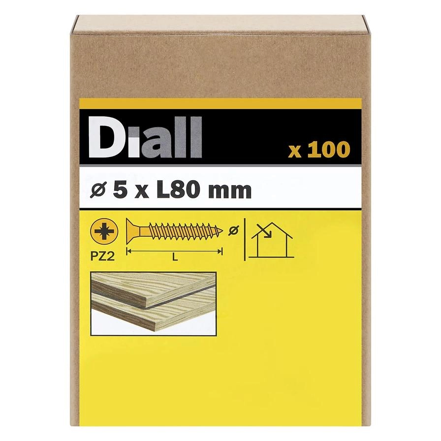 Wood Screw - 80 millimeter