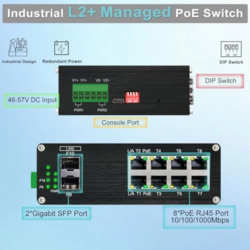 Managed 8PoE+2SFP -2.5G 10-ports