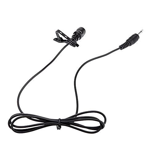 Mini Portable Clip-on Lapel Lavalier Condenser 3.5mm-Mini-Jack Microphone