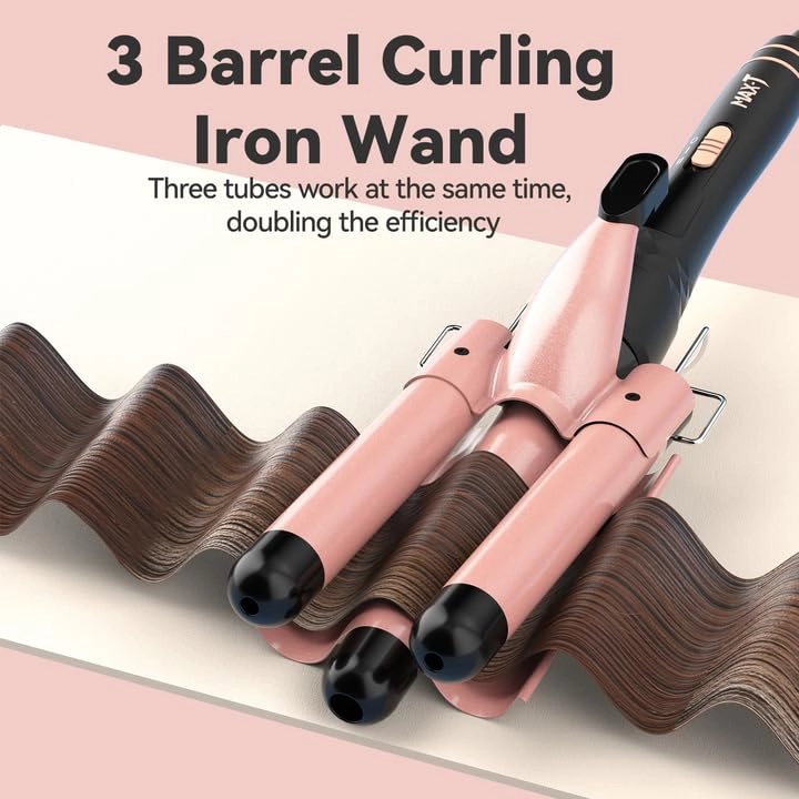 5-in-1 Interchangeable Curling Iron Wand Set - 1.5 Inch 0.35-1.25 inch