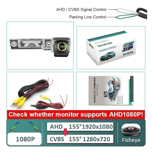 Rear View Camera - Night vision Wire 1080P