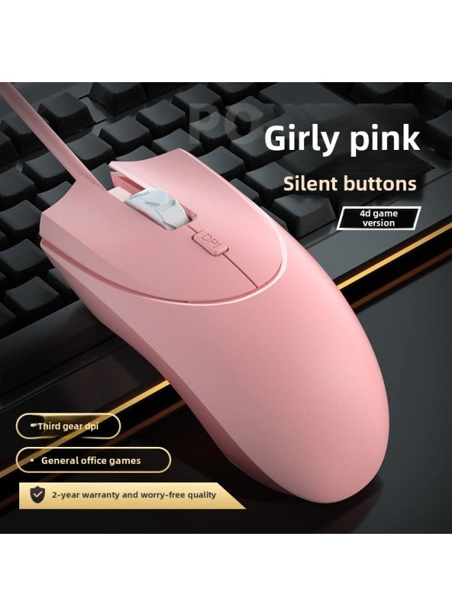 Generic Mute Silent Mouse - Wired