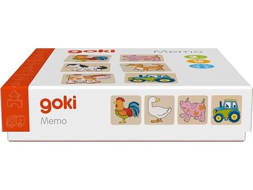 Memory Game, The Farm II Motor Activity Development - 3 years and up 16 pieces