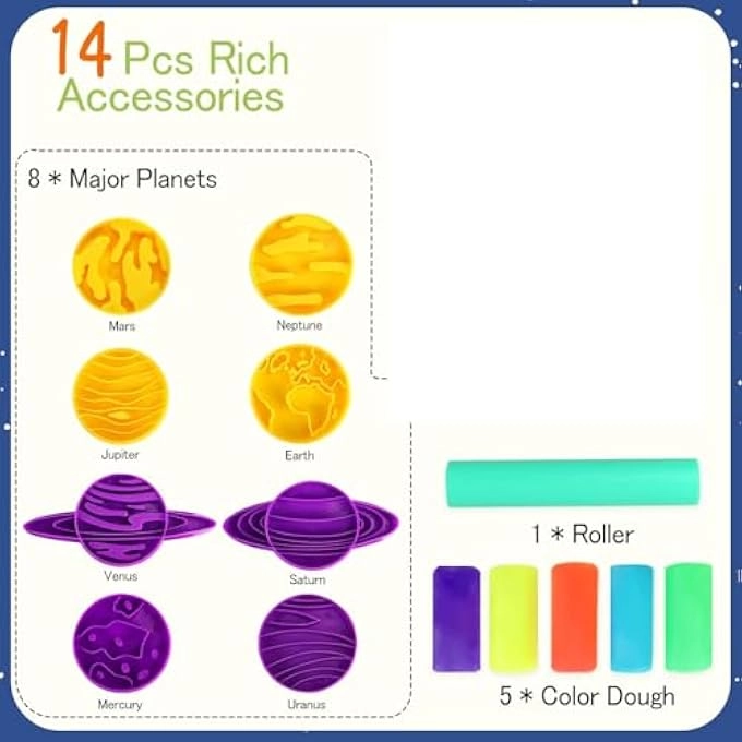 Color Dough Sets - 14 pcs