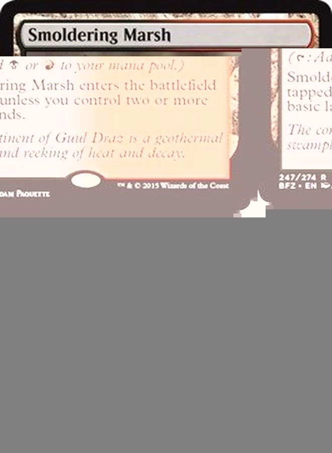 Magic: the Gathering Smoldering Marsh 247/274 - Battle for Zendikar