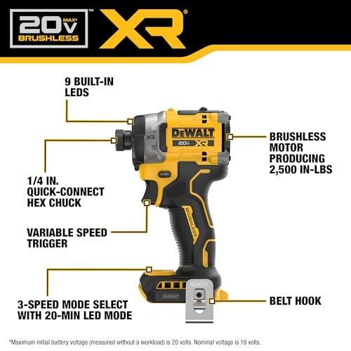 DCF860N - 18V XR Cordless Brushless
