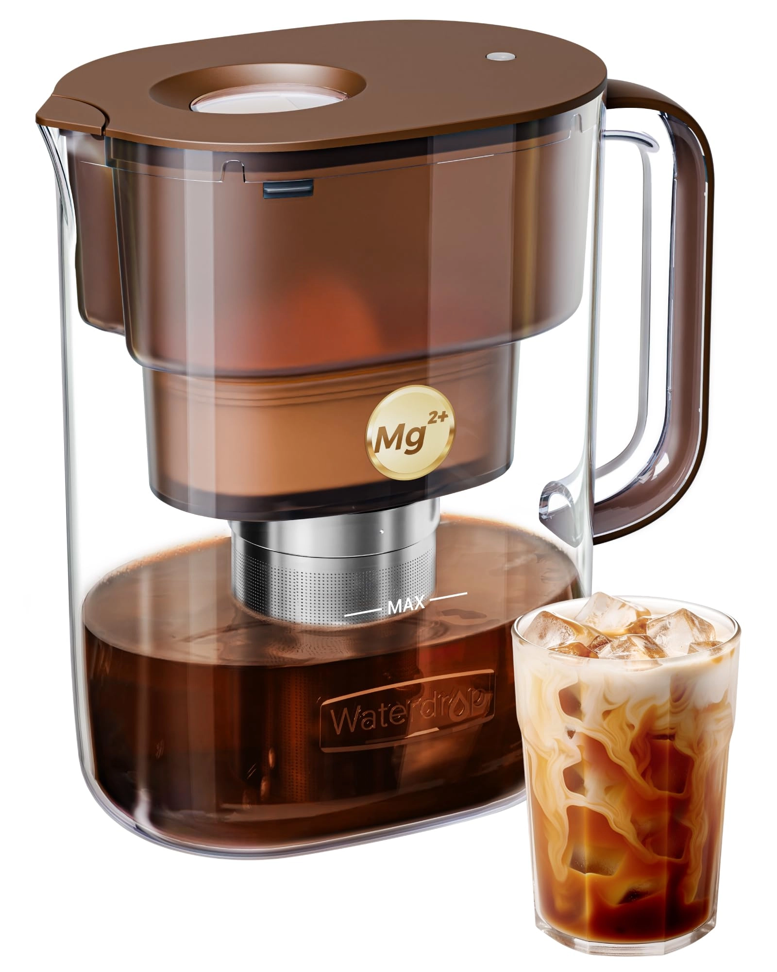 Cold Brew Coffee Maker - Magnesium Filter Stainless Steel BPA-Free