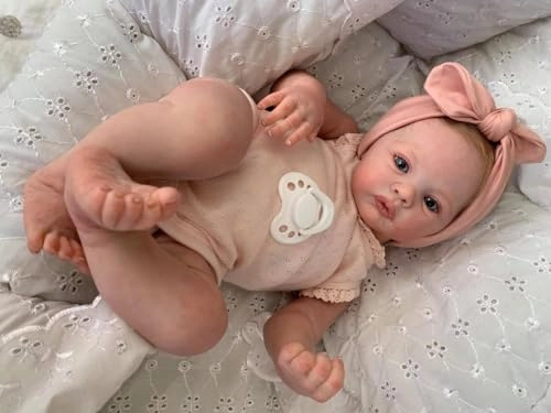 Reborn Baby Doll - 19 Inch Silicone Girl Ages 3+