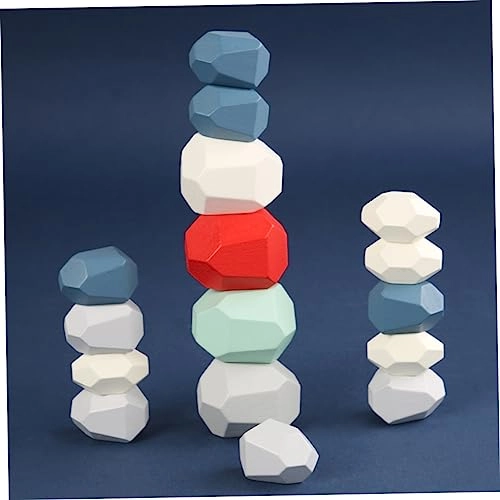 Wooden Building Blocks - 16 pcs