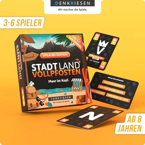 Stadt Land Vollpfosten: Holiday Edition - Card Game (German)