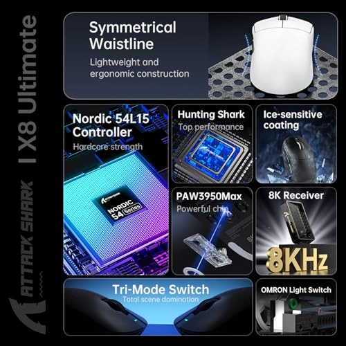 X8ULTRA Gaming Mouse - Wireless