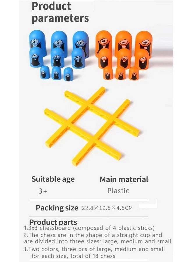 Tic Tac Toe Gobble Stack - Strategy Game