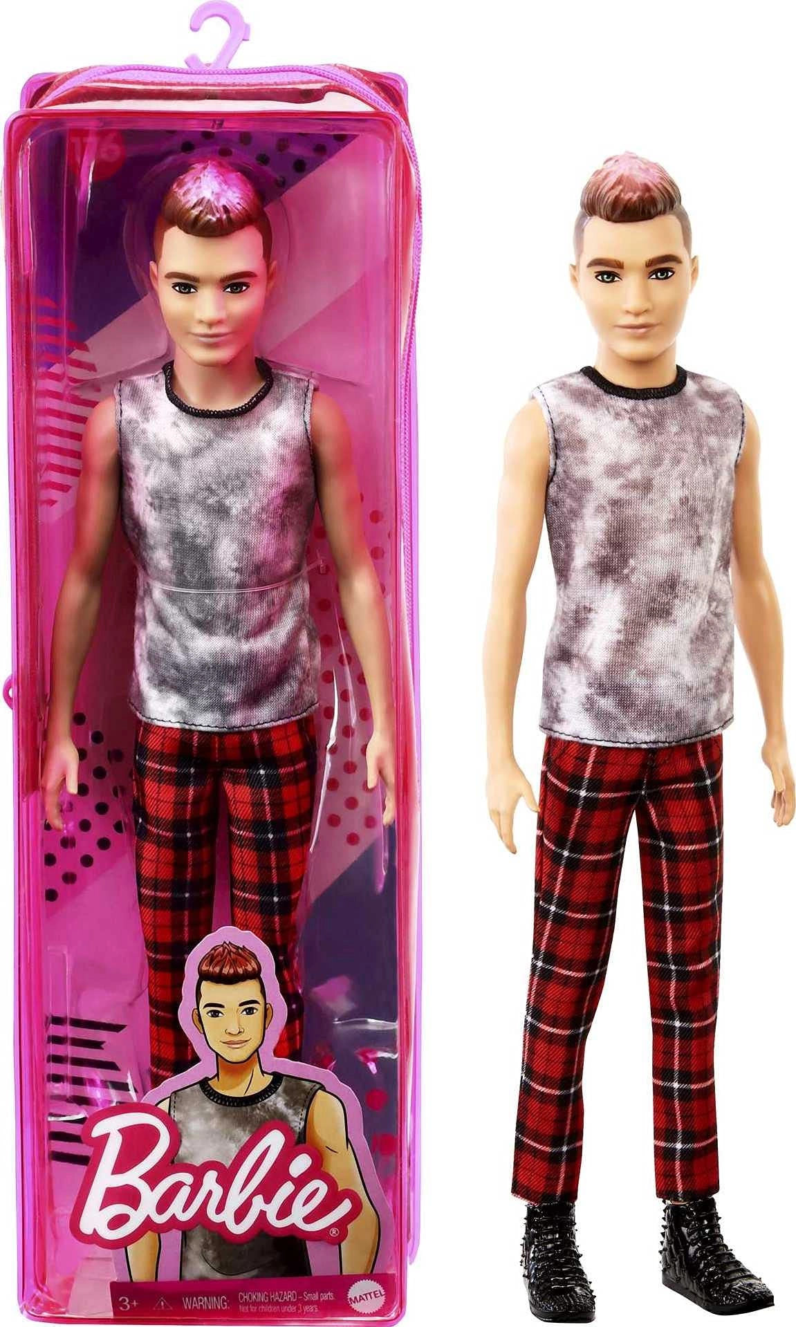 Barbie Ken Doll - Fashionistas Rocker Multi colour